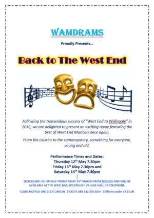 Back to the West End Flyer